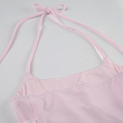 Chaleco Halter con Control de Cintura y Cordones - Diseño Veraniego para Mujer - Image 47