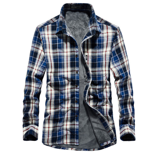 Chaqueta Casual de Invierno con Forro de Terciopelo - Abrigo Cálido de Manga Larga