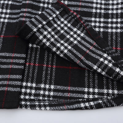 Camisa Cuadriculada con Bordado de Letras para Hombre - Image 4