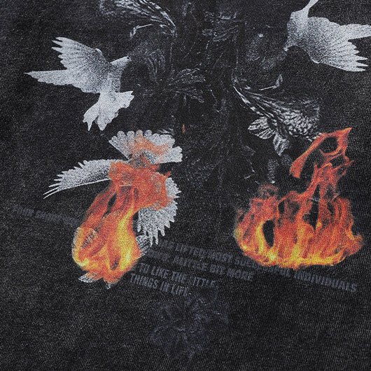 Remera Manga Larga Estampado Paloma y Llama para Hombre - Image 3