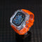 Ultra Modification Transparente Case Applicable To Watch Band Transparente Orange 49mm
