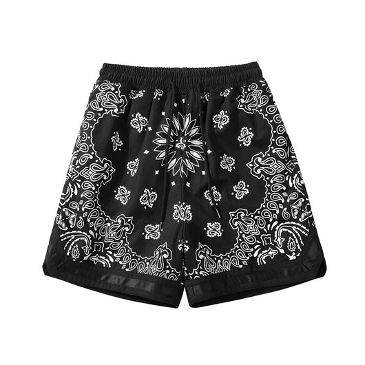 Shorts Hip-hop Militar con Empalmes y Corte Bajo para Hombre - Image 13