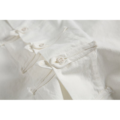 Camisa Unisex con Botones Nudos Chinos de Manga Larga - Image 4