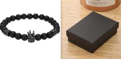 Pulsera Hexagonal para Hombre con Circonitas Incrustadas y Diseño de Corona - Image 26