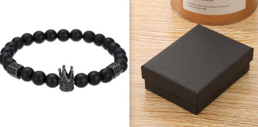 Pulsera Hexagonal para Hombre con Circonitas Incrustadas y Diseño de Corona - Image 26