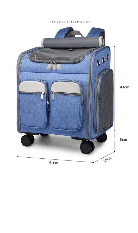 Carrito Transportín para Mascotas - Bolsa Plegable de Gran Capacidad - Image 8