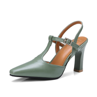Sandalias de Tacón Grueso Verano - Diseño Europeo y Americano para Mujer - Image 4
