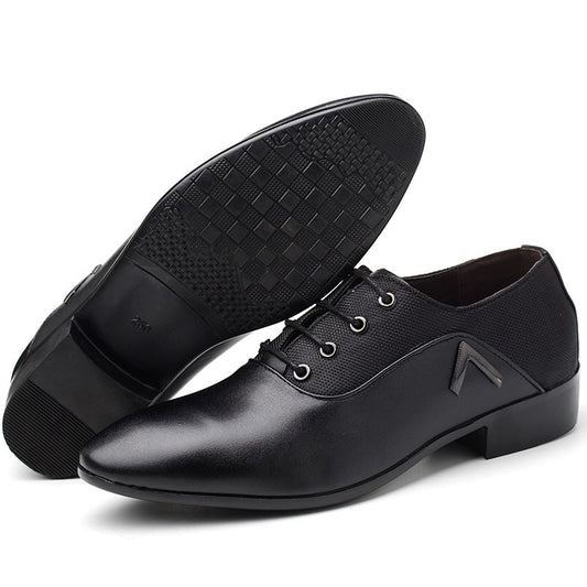 Zapatos de Cuero para Traje de Negocio Hombre