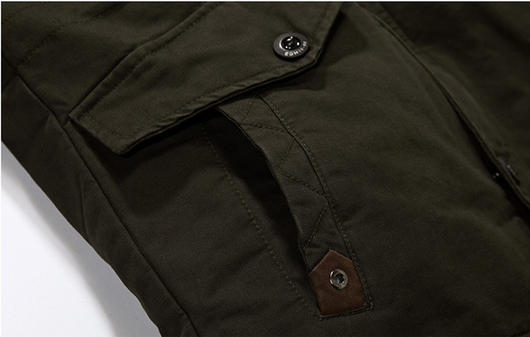 Chaqueta de Algodón Grueso para Hombre - Abrigo Cálido y Resistente - Image 15