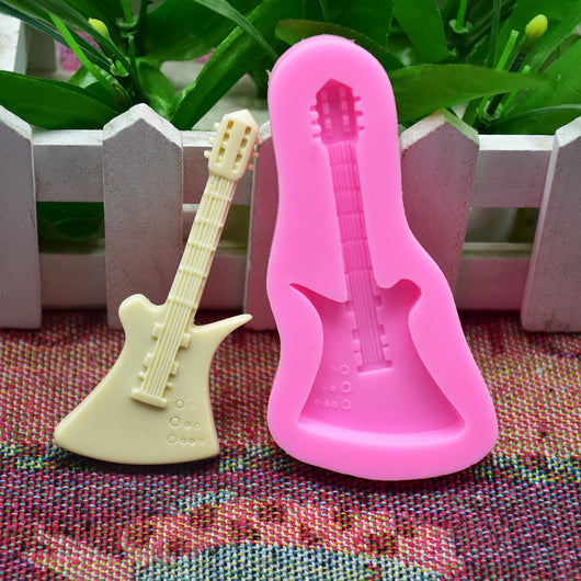 Molde de Silicona Guitarra y Violín para Decoración de Pasteles - Image 5