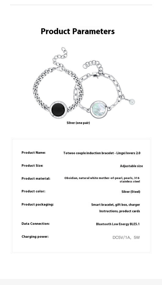 Pulsera Inteligente Inductiva para Parejas con Control Remoto - Image 12