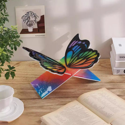 Molde de Silicona Estantería Mariposa en Resina - Bandeja Decorativa para Libros y Escrituras - Image 3