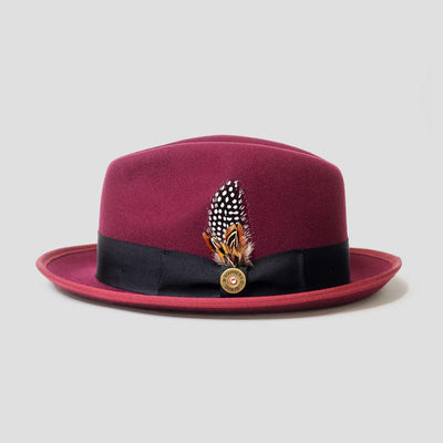 Sombrero Fieltro Tipo Bombín con Lazo de Cinta - Image 6