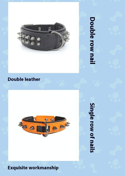 Collar de Cuero para Perro con Bandana Ajustable - Image 16