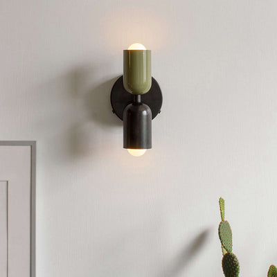 Lámpara de Pared Doble Estilo Vintage Crema para Dormitorio y Habitación Infantil - Image 3