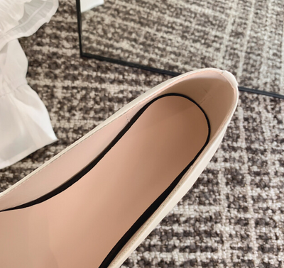 Zapatos Mary Jane Bicolor con Tacón Bajo - Estilo Femenino y Elegante - Image 10