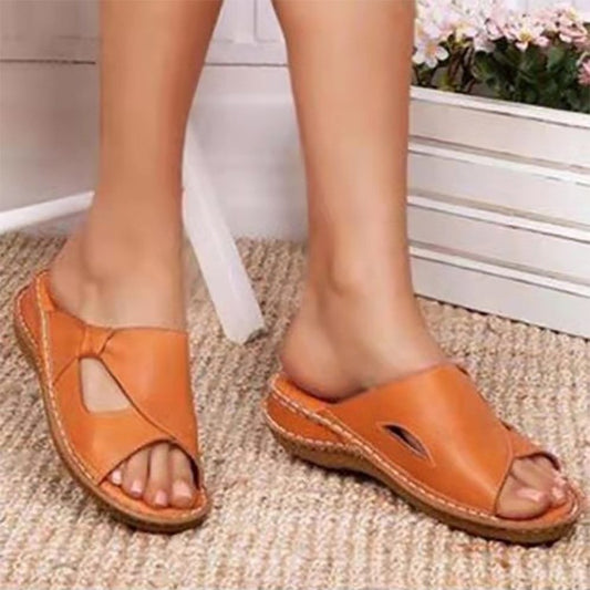 Sandalias Grandes con Suela Plana y Diseño Ergonómico