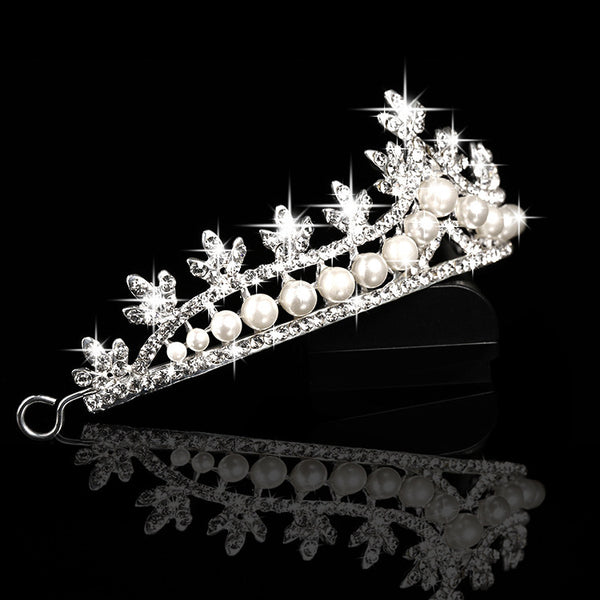 Corona de Perlas para Novia - Joyería para el Cabello