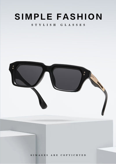 Gafas de Marco Cuadrado Beige Estilo Europeo - Reloj de Tendencia Chic - Image 22