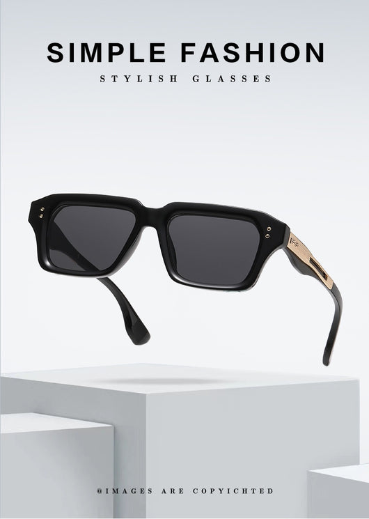 Gafas de Marco Cuadrado Beige Estilo Europeo - Reloj de Tendencia Chic - Image 22