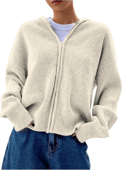 Cardigan Holgado de Punto Grueso con Cierre - Image 6
