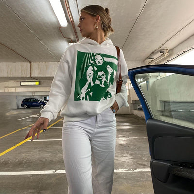 Suéter Escolar Blanco de Una Pieza para Mujer