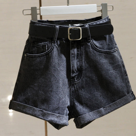 Shorts de Mezclilla Talle Alto Suelto para Verano - Image 4