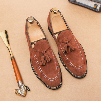 Mocasines de Ante para Hombre Talla Grande con Flecos - Cómodos y Elegantes - Image 2