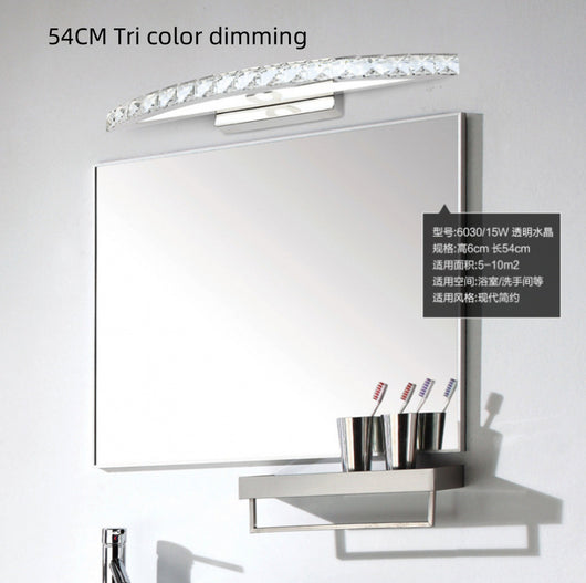 Lámpara LED de Espejo para Baño con Cristal - Luz Frontal Elegante - Image 11
