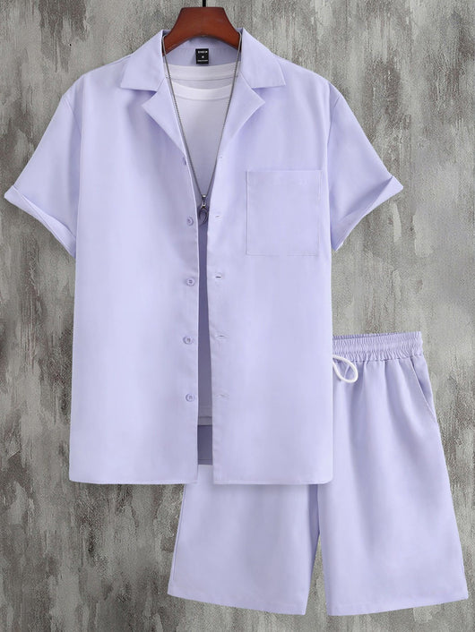 Traje Deportivo Manga Corta Cuello Cubano para Hombre - Image 9