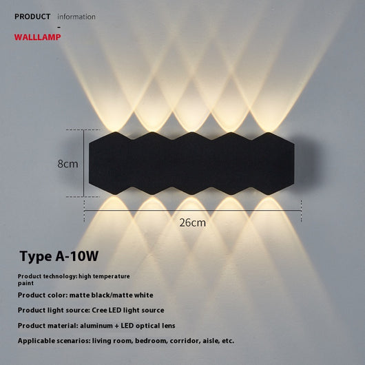 Lámpara de Pared LED Minimalista Onda para Pasillos - Image 5