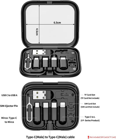 Organizador Multifuncional con Espejo, Cargador y Soporte para Celular - Image 5