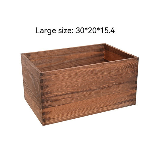 Caja de Almacenamiento Retro de Madera - Organizador Rectangular para Cosméticos - Image 9