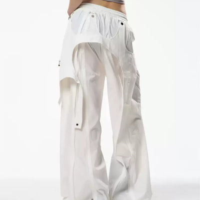 Pantalones Casuales con Diseño Patchwork Retro para Mujer - Primavera Verano - Image 11