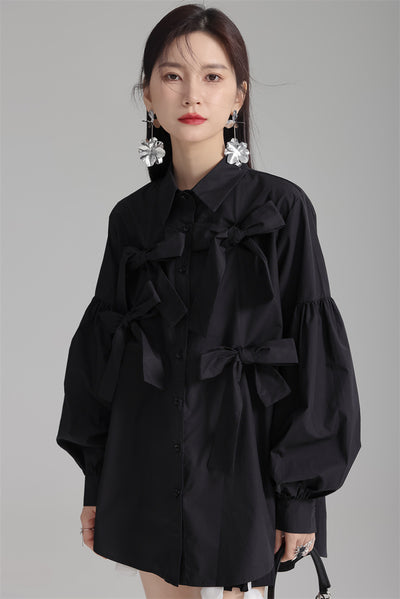 Blusa Blanca con Moño para Mujer - Image 17