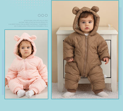 Mameluco Acolchado de Algodón para Bebé - Otoño e Invierno - Image 13