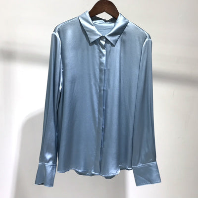 Blusa de Seda Satinada Premium Multiuso para Mujer - Image 8