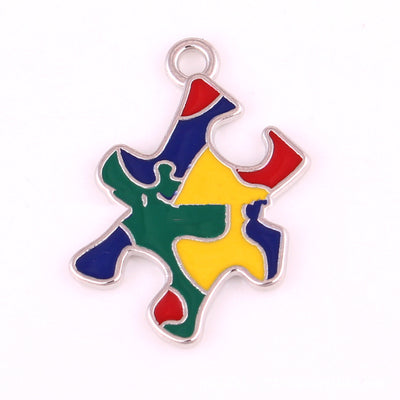 Colgante de Joyería Inclusiva para Familia con Autismo - Diseño Goteo Artístico