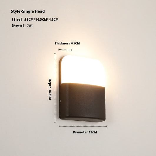 Lámpara LED Impermeable para Balcón y Jardín - Diseño Moderno Minimalista - Image 12
