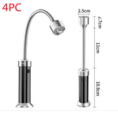 Linterna LED Magnética Multifunción con Zoom Rotativo para Asados y Reparaciones - Image 12