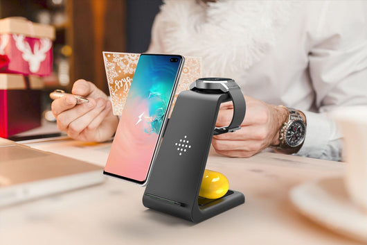 Cargador Inalámbrico 3 en 1 para Galaxy Watch Active y Galaxy Buds - Image 9