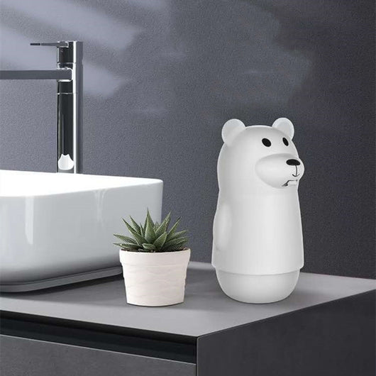 Dispensador Automático de Sanitizante en Espuma con Sensor Infrarrojo - Versión Infantil Recargable