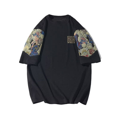 Camiseta Manga Corta Hombre Estilo Chino Diseño Nacional - Image 5