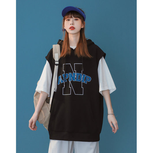 Chaleco Suelto de Algodón Estilo Retro - Diseño Deportivo Verano - Image 10