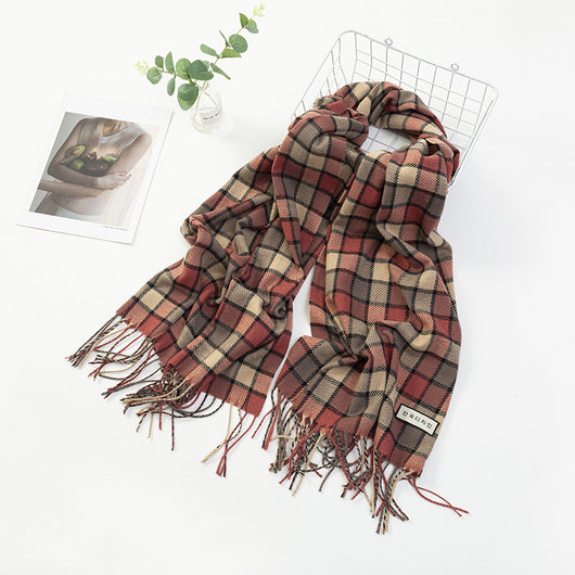 Bufanda Cashmere Cuadros para Mujer - Elegancia y Calidez - Image 3