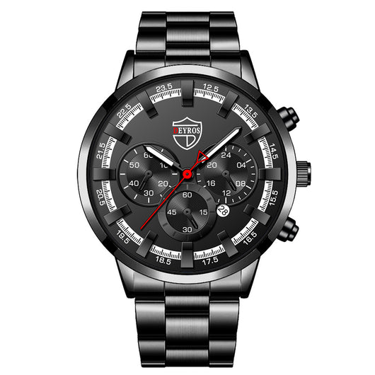 Reloj de Cuarzo Luminoso para Hombre - Elegancia Empresarial - Image 5