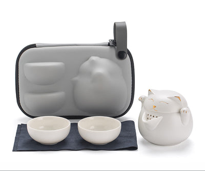 Set de Té Portátil con Tetera y 2 Tazas - Bolsa de Almacenamiento Incluida - Image 10