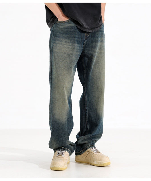 Jeans Rectos Holgados para Hombre Primavera - Image 8