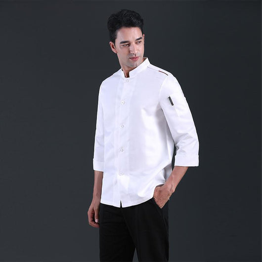 Uniforme Chef Profesional con Mangas de Tres Cuartos - Image 15