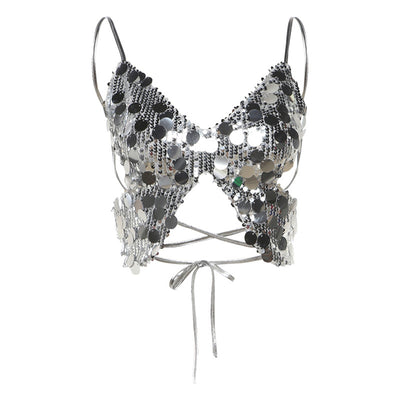Chaleco Lentejuelas Mariposa Elegante - Image 6